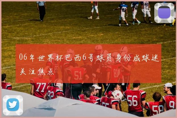 06年世界杯巴西6号球员身份成球迷关注焦点