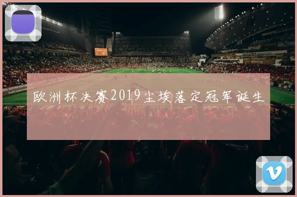 欧洲杯决赛2019尘埃落定冠军诞生