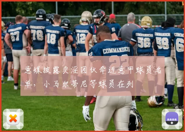 意媒披露卖淫团伙牵连意甲球员名单，小马尔蒂尼等球员在列