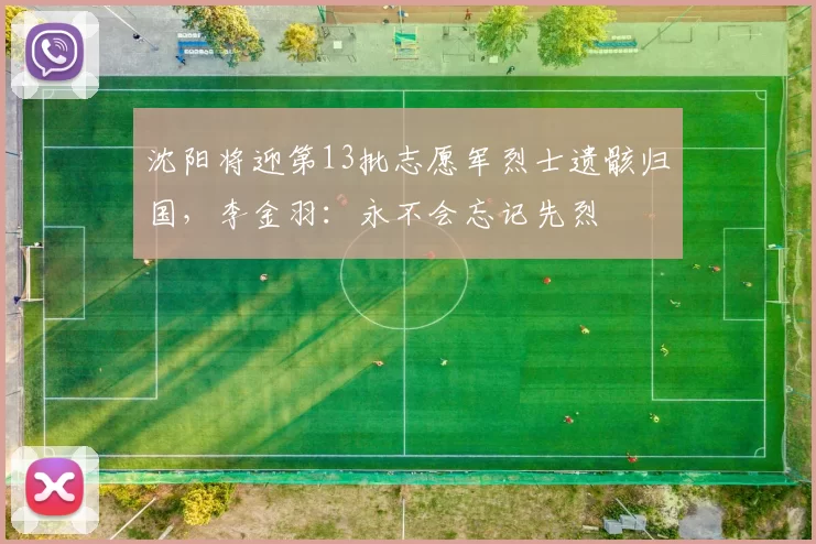 沈阳将迎第13批志愿军烈士遗骸归国，李金羽：永不会忘记先烈